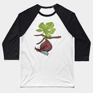 Fig Wasp with Tree Branch Baseball T-Shirt